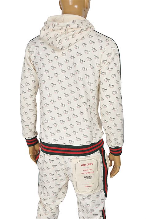 men's gucci sweatsuit|gucci jogging suits for men.